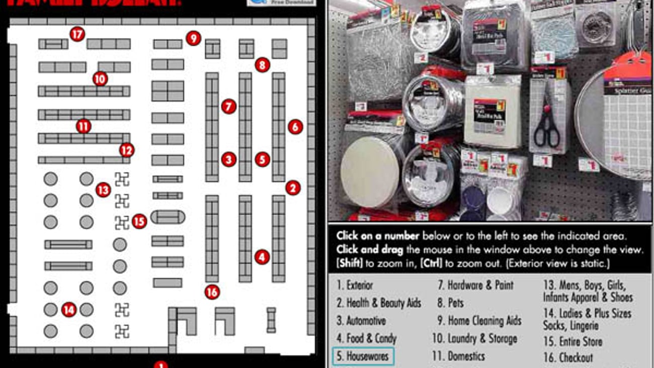 Family Dollar Store Layout