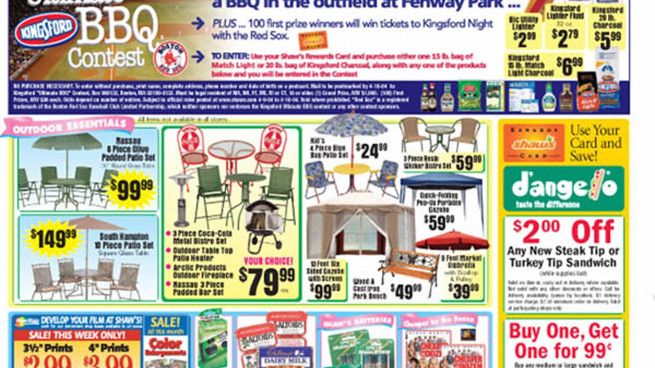 Shaw's/Kingsford Sweeps Feature