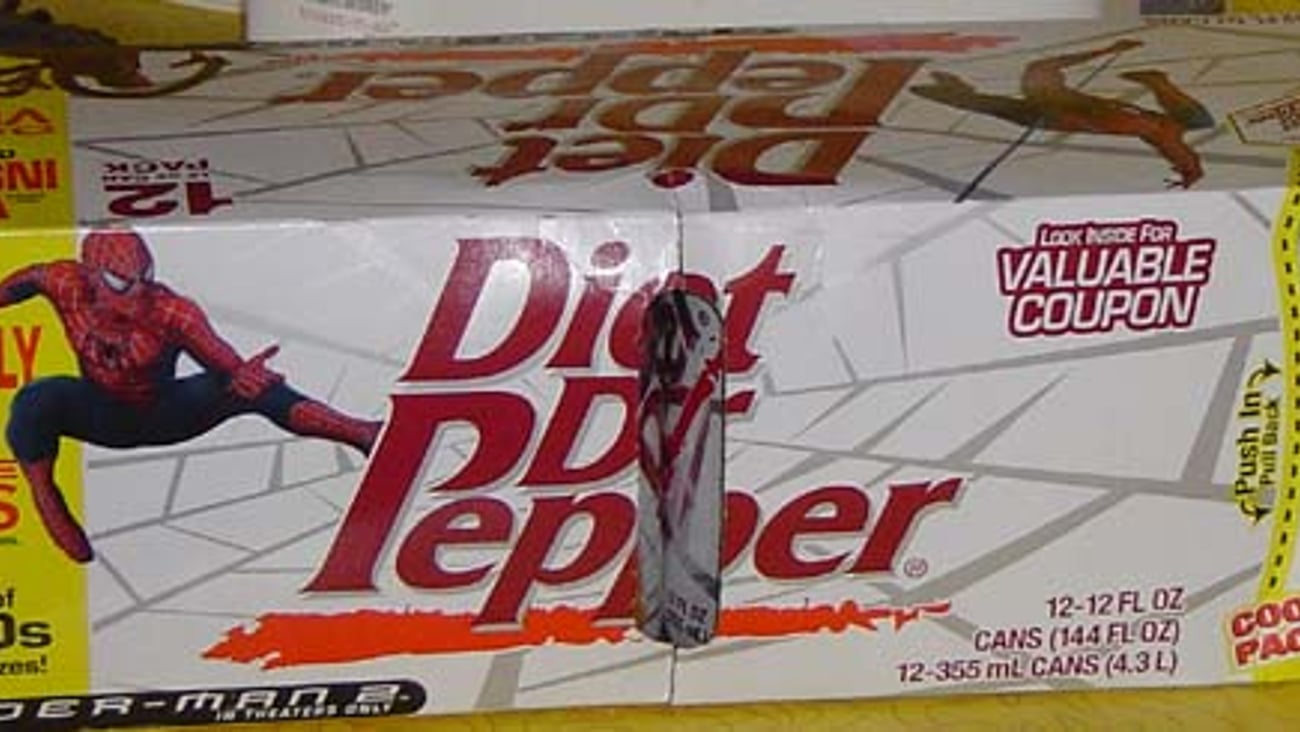 Dr Pepper 'Spider-Man' Packaging