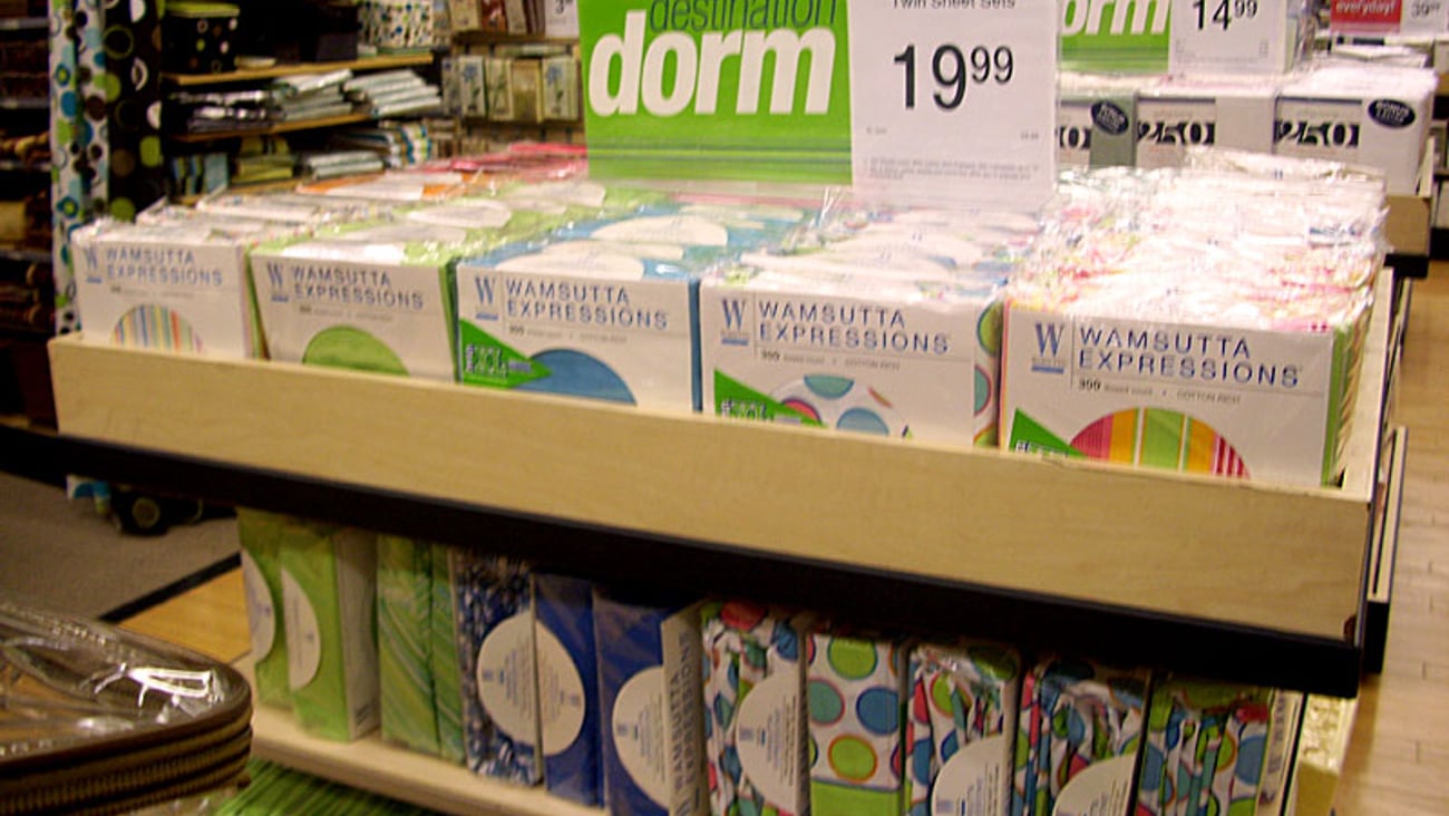 Linens 'N Things 'Destination Dorm' Merchandising