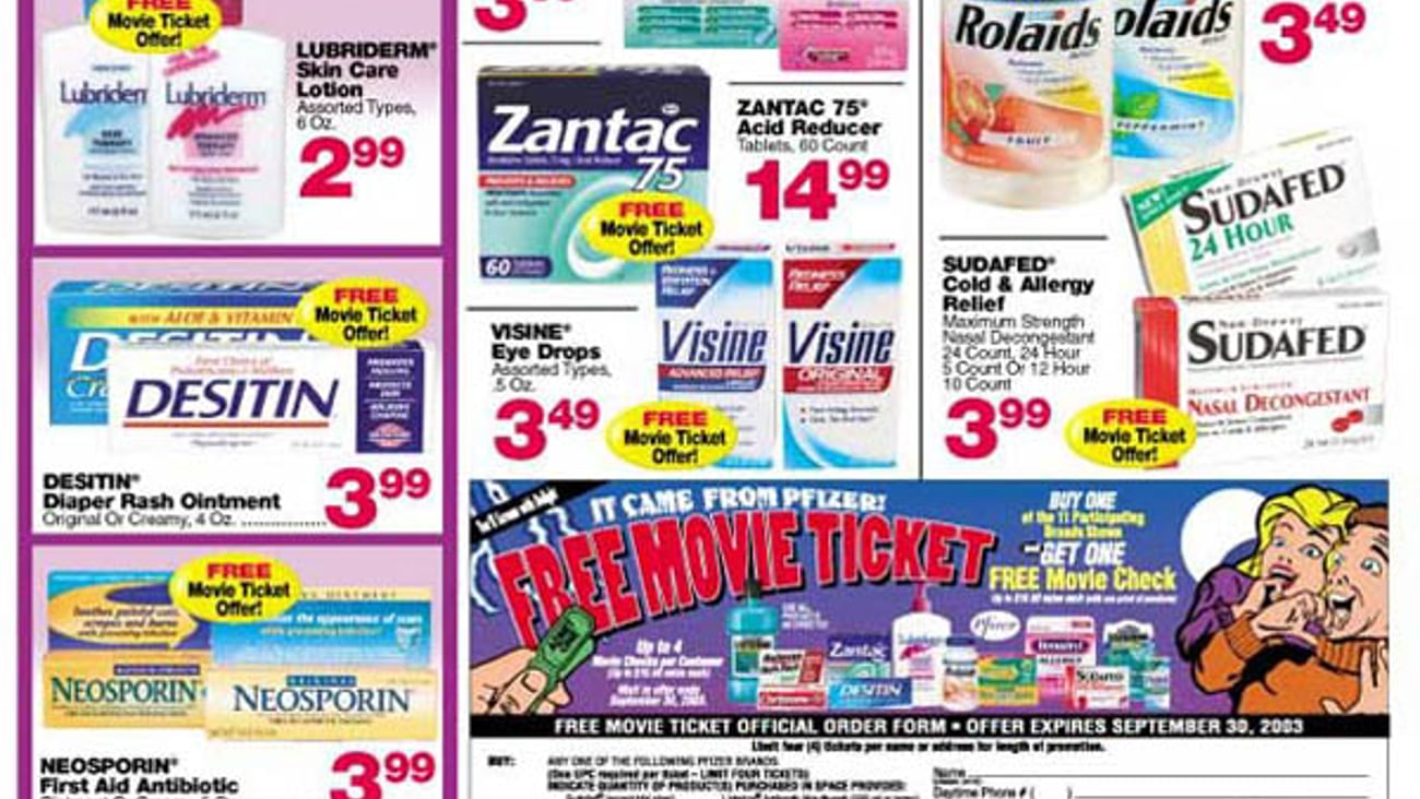 Brooks/Pfizer Ticket Offer