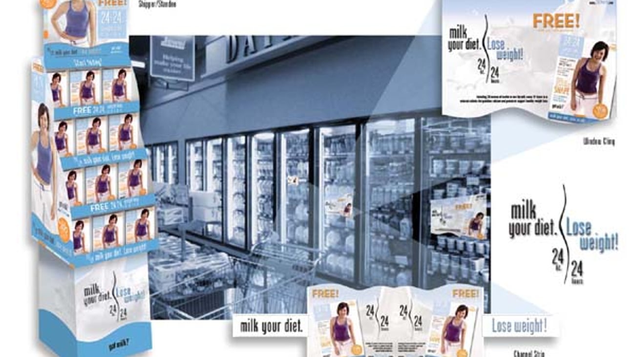 '24/24' Milk Displays