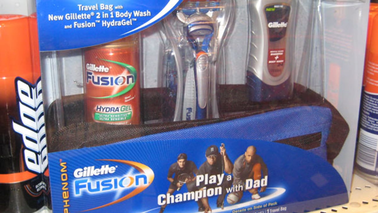 Gillette Travel Kit Promotional Packaging