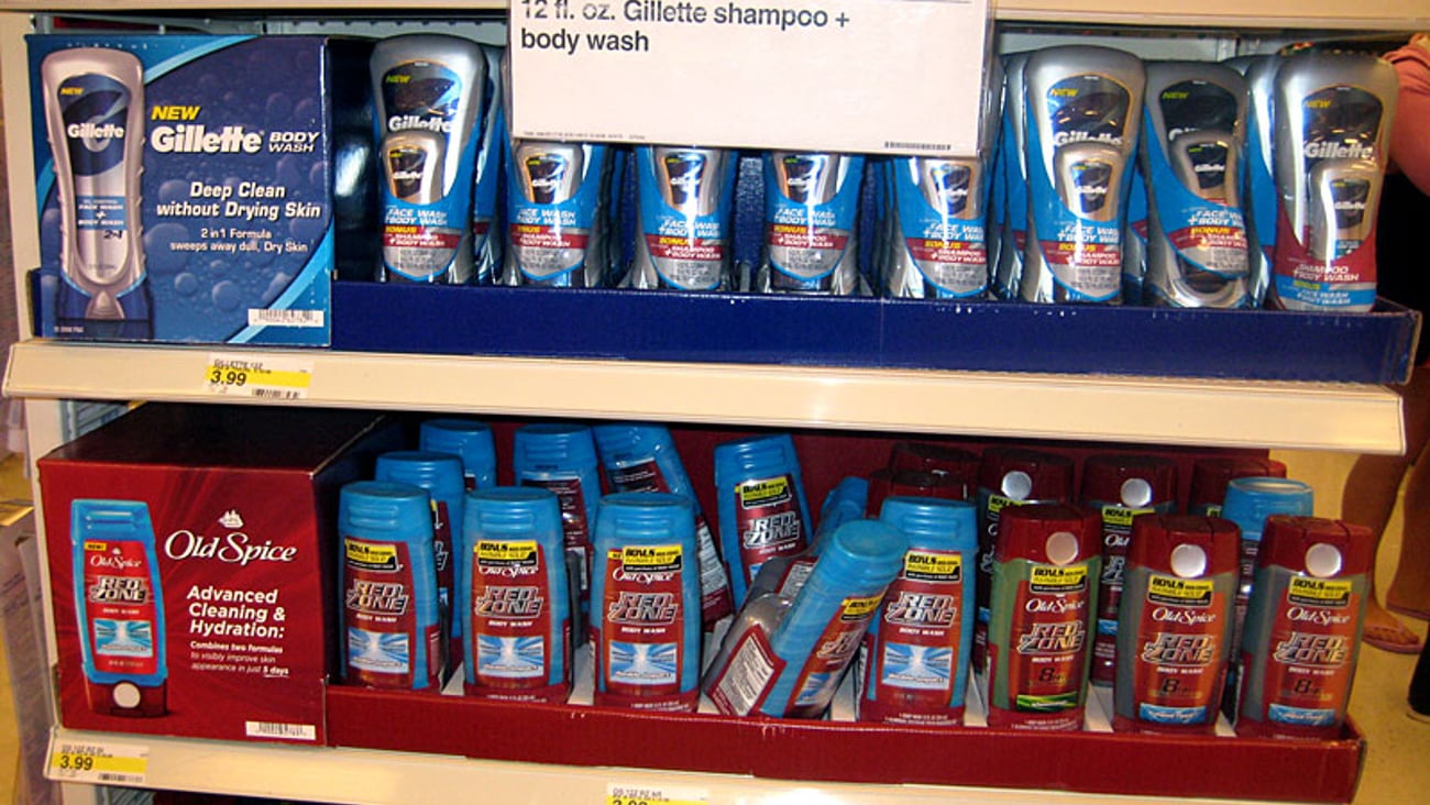 Gillette, Old Spice Shelf Trays