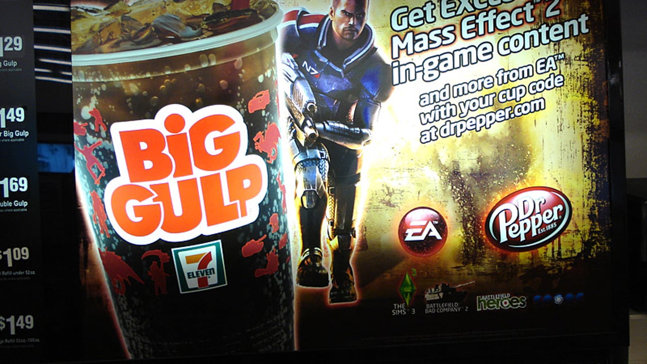 7-Eleven Dr Pepper 'Mass Effect 2' Translite