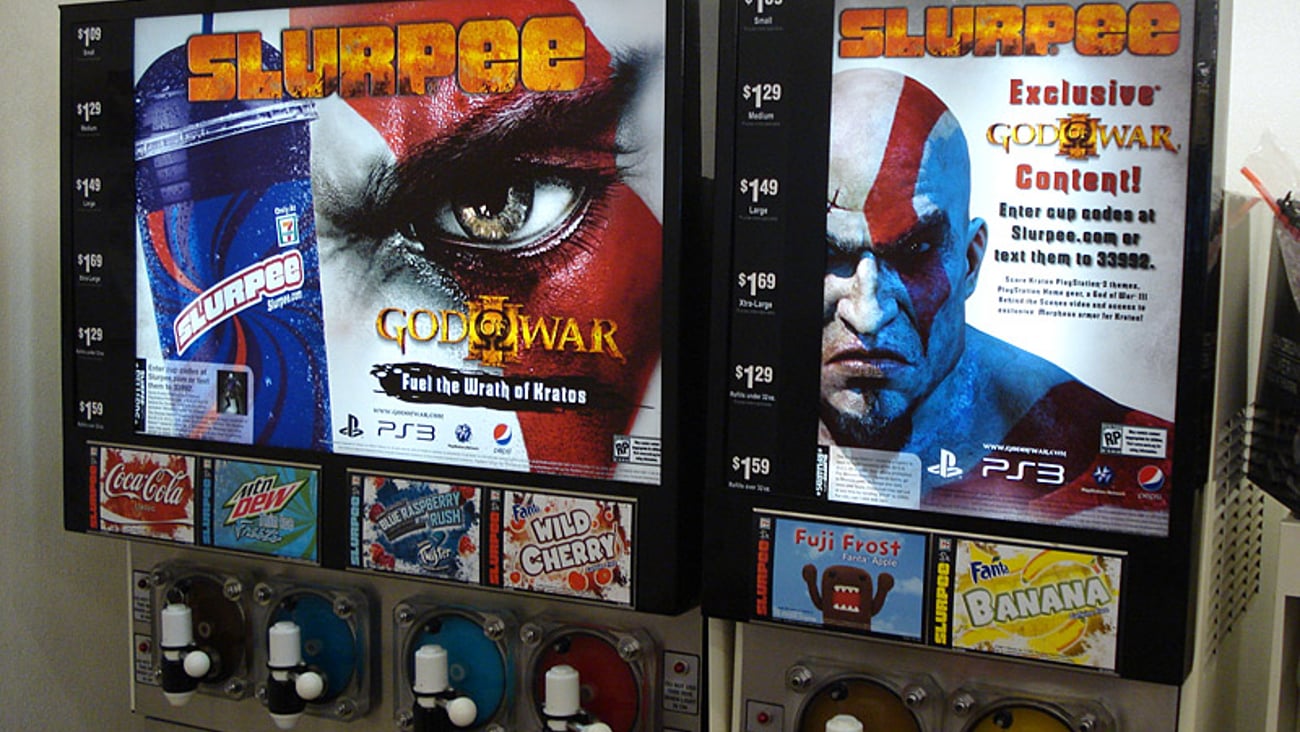 7-Eleven 'God of War III' Slurpee Translite Signs