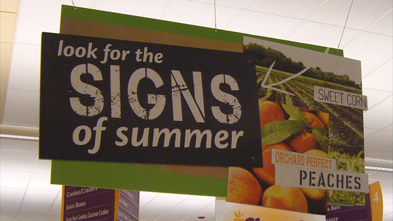 Giant-Landover 'Signs of Summer' Ceiling Sign