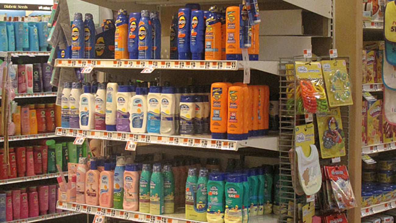 Stop & Shop 'Seasonal' Sun Block Endcap