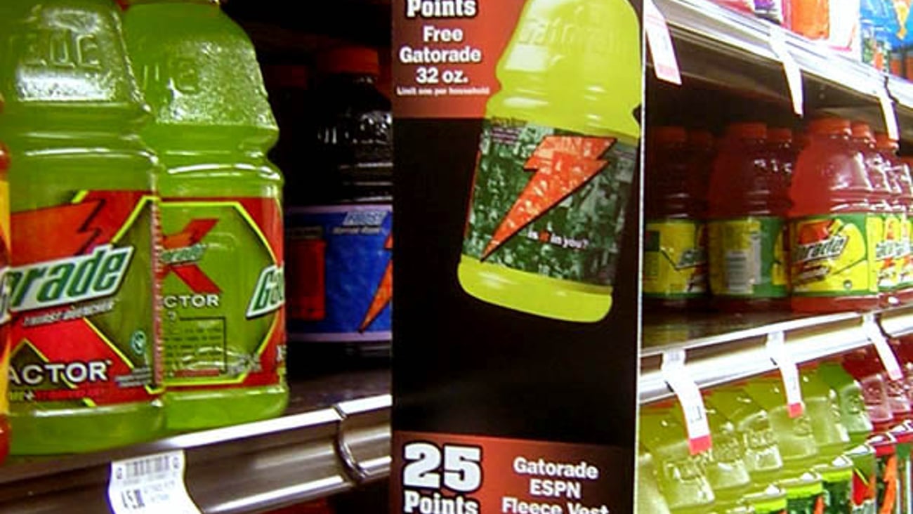 Kroger/Gatorade 'Cooler Gear' Aisle Violator