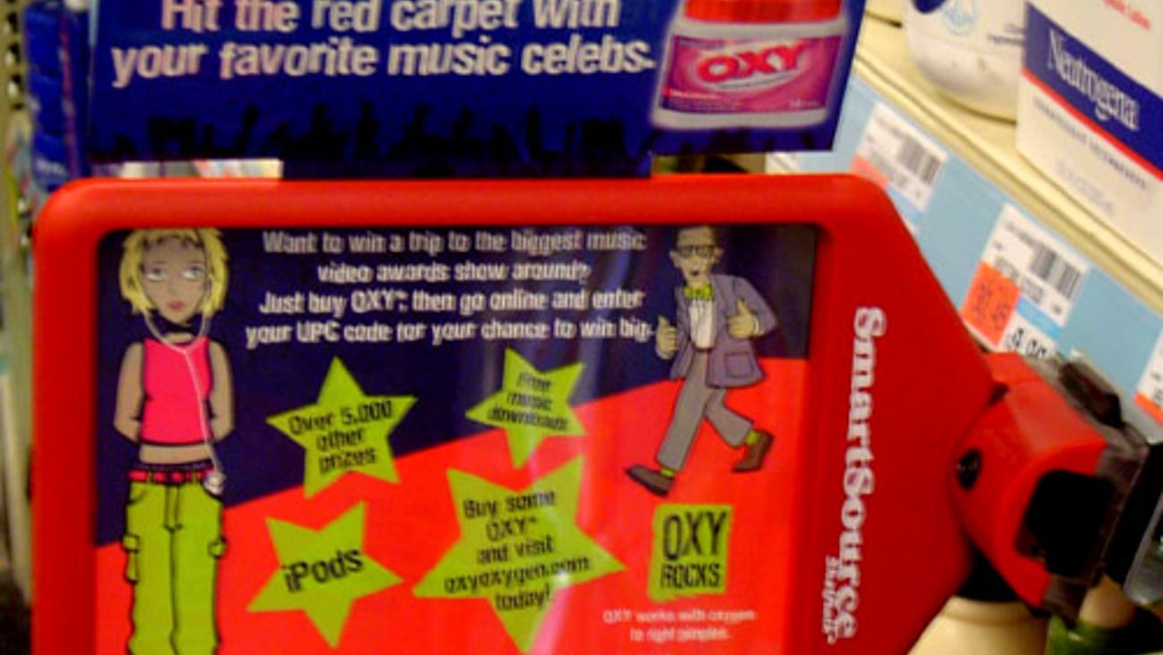 Oxy SmartSource Shelf Talker