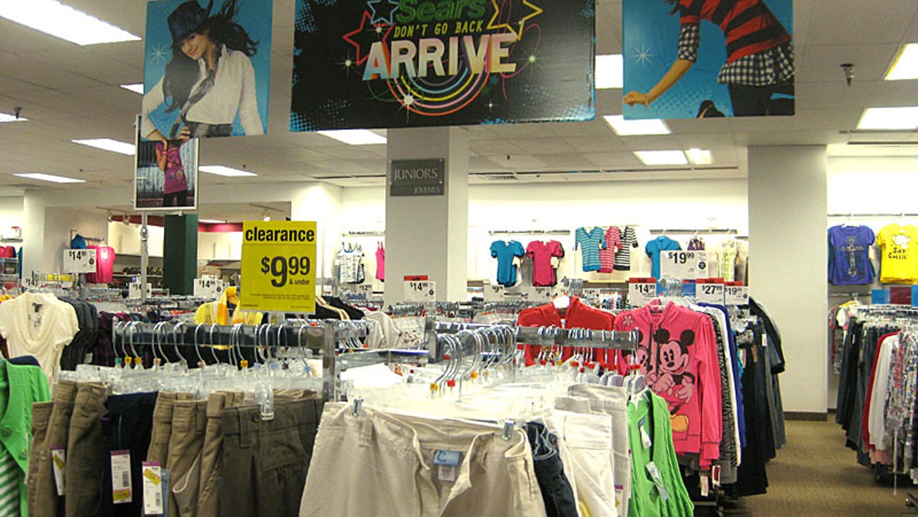 Sears 'Arrive' Ceiling Banners