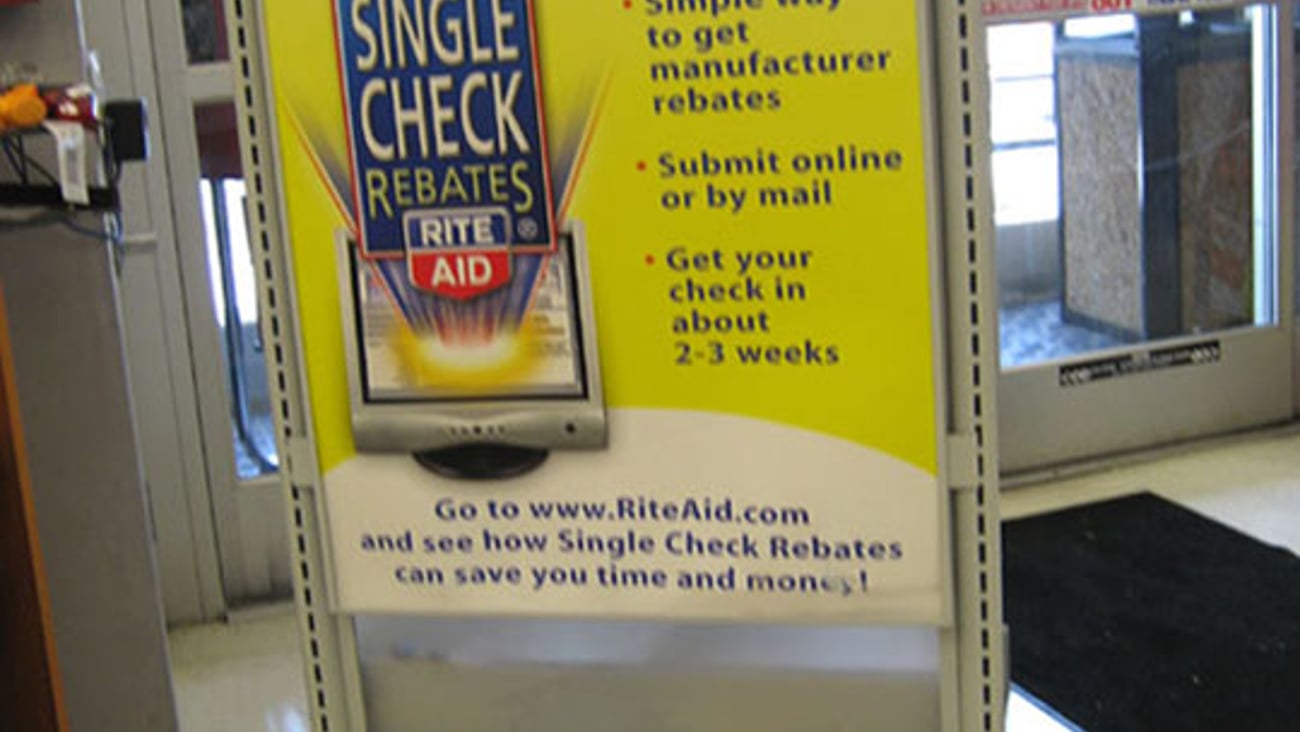 Eckerd Single Check Rebates Stanchion