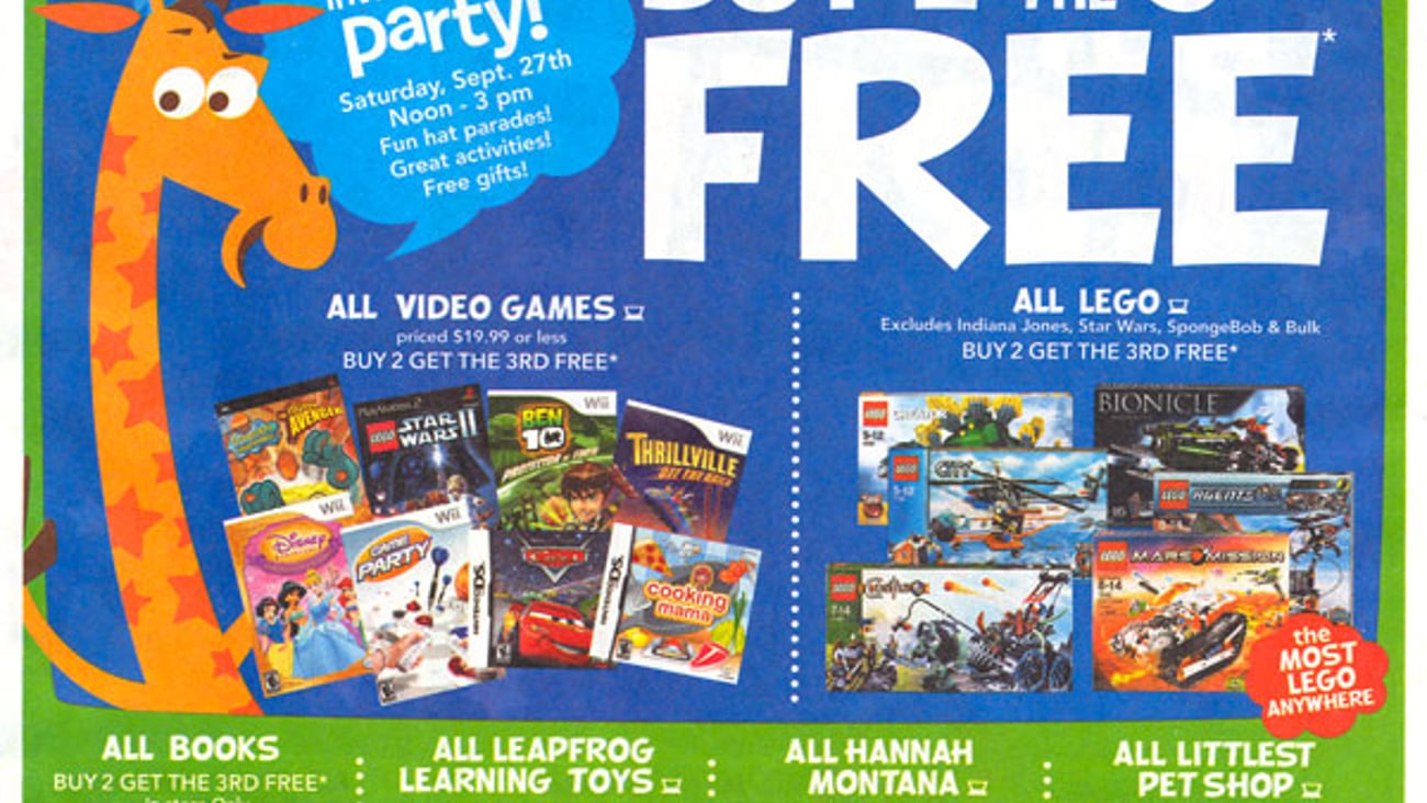 Toys "R" Us 'Geoffrey's Birthday Sale' Cover