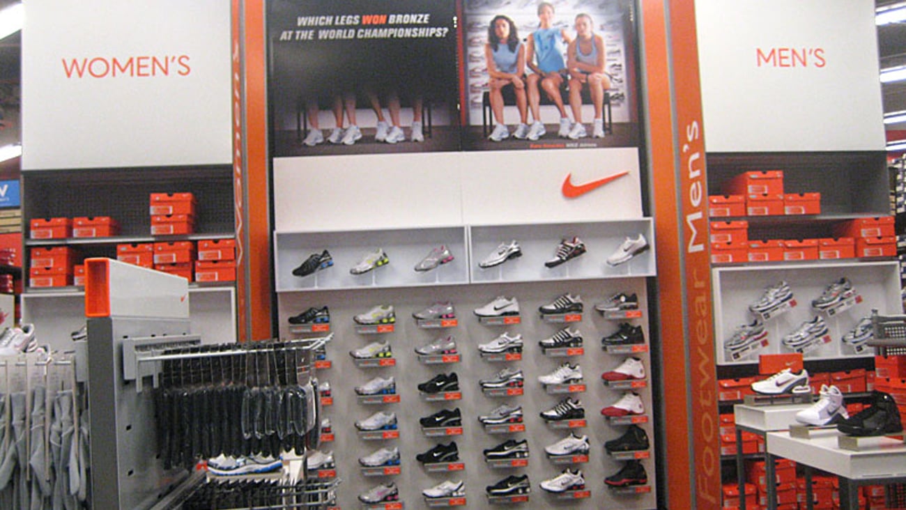 Sports Authority Nike Display
