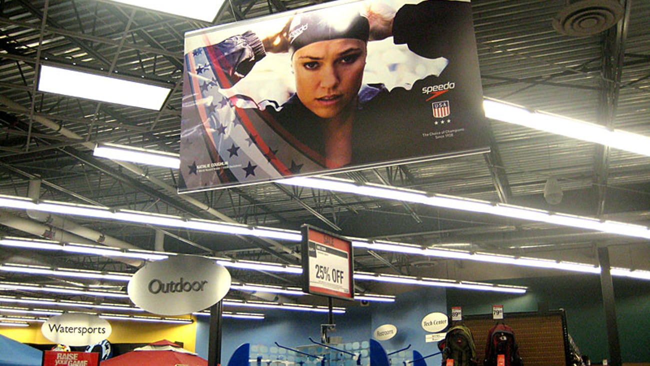 Speedo Natalie Coughlin Ceiling Banner