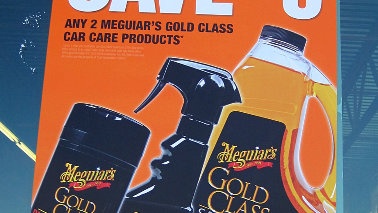 Meguiar AutoZone Window Poster