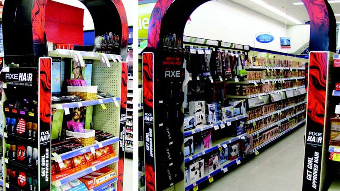 Axe Walgreens Endcap
