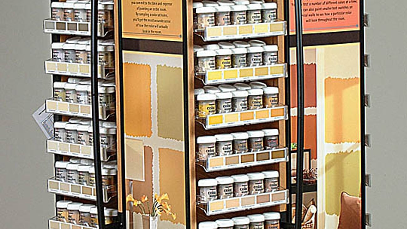 Benjamin Moore Color Sample Spinner Rack