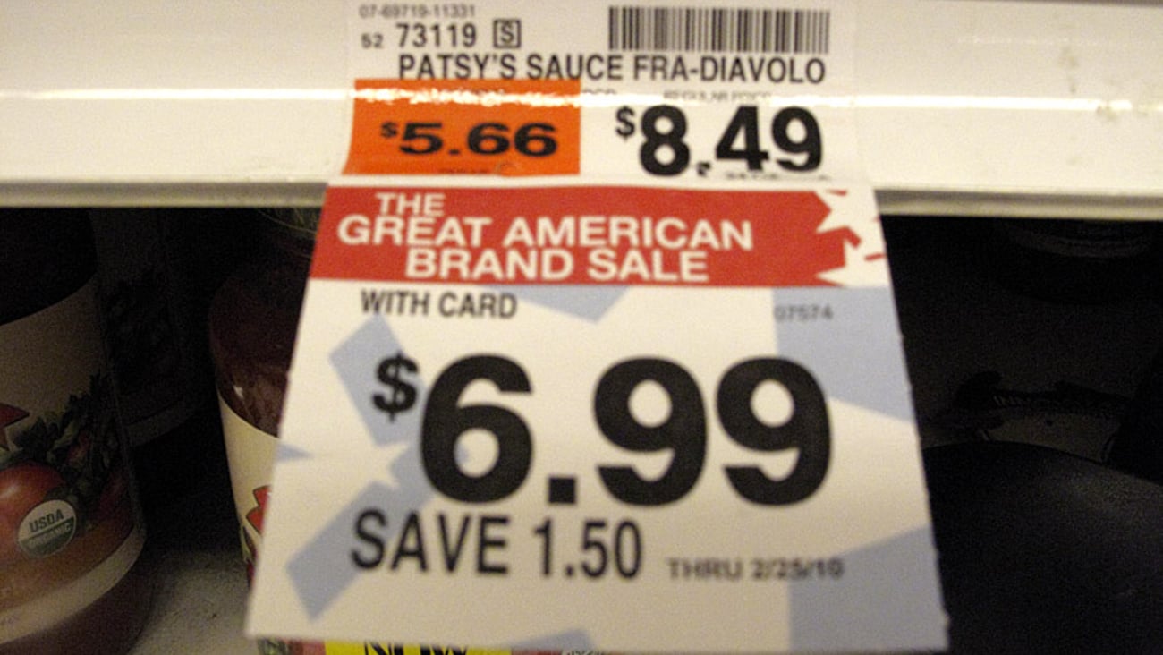 A&P 'Great American Brand' Price Label