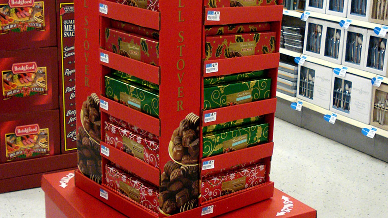 Russell Stover Holiday Spinner Rack