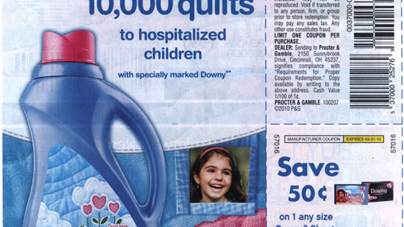 Downy '10,000 Quilts' FSI