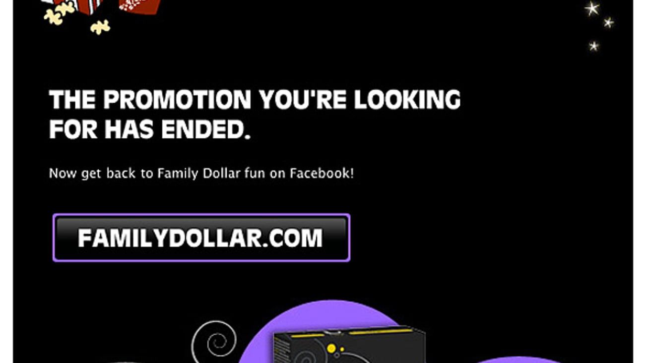 Family Dollar U by Kotex 'Girls Movie Night Out' Facebook Page