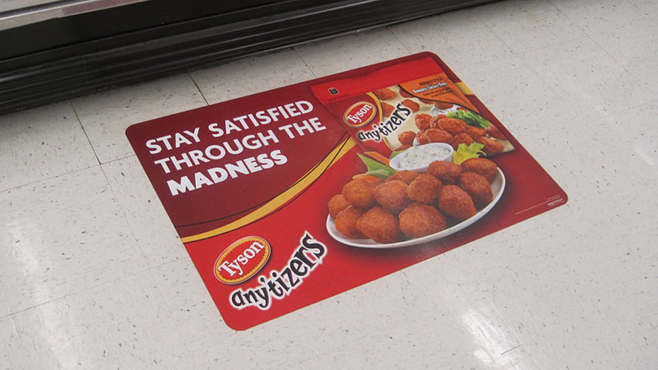 Tyson Any'tizers 'Madness' Floor Graphic