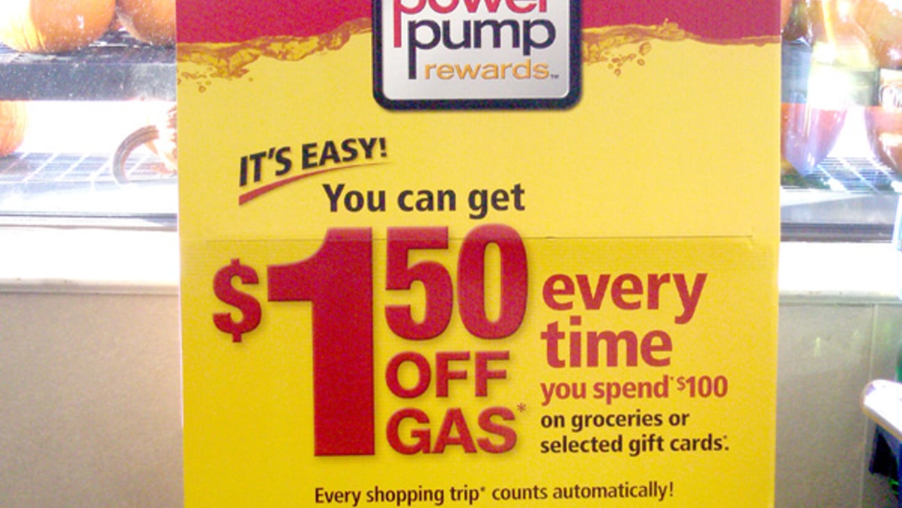 Genuardi's 'PowerPump Rewards' Stanchion