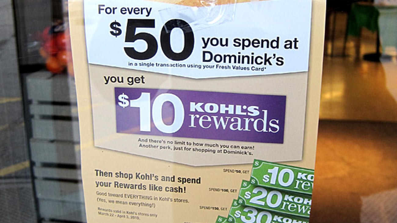 Dominick's 'Kohl's Rewards' Poster