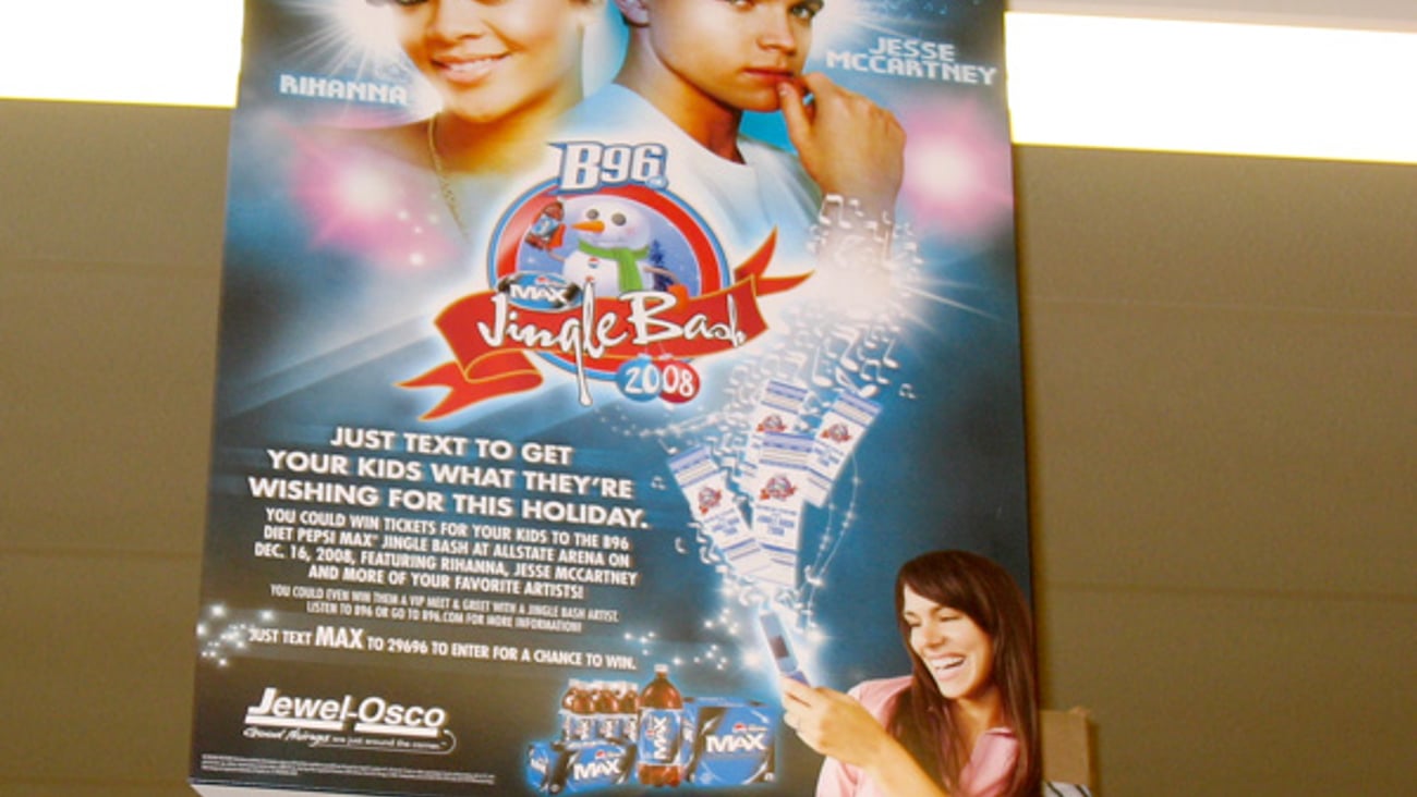 Pepsi Max Jewel-Osco 'Jingle Bash' Pole Topper