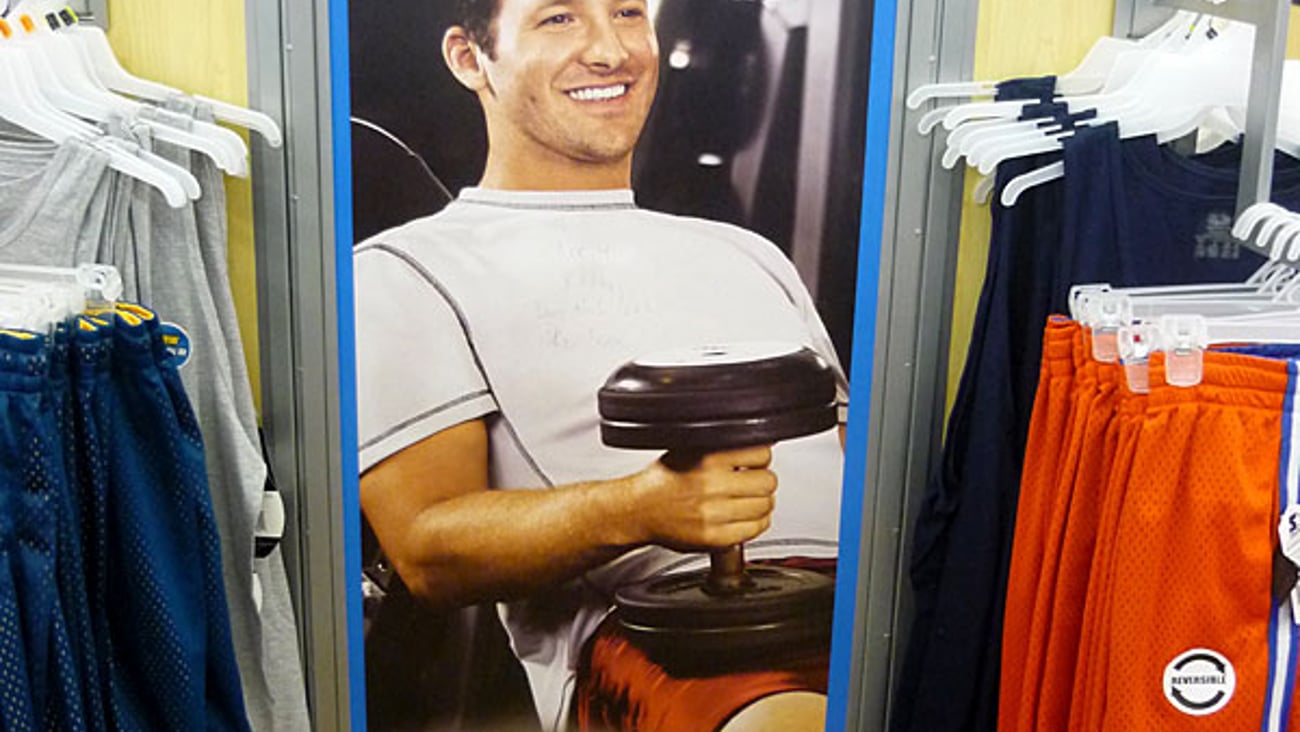 Walmart Starter Apparel Display