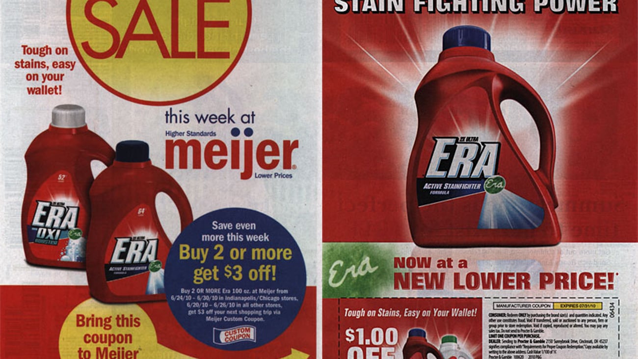 Era 'Lower Price,' Meijer Co-Equity FSI