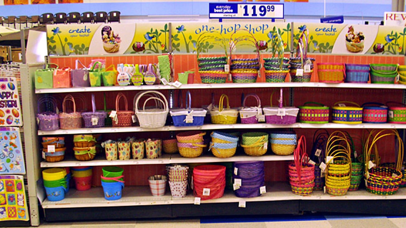 Meijer Easter Basket Merchandising
