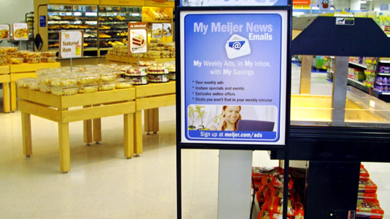 Meijer 'Dr. Seuss Celebration' Stanchion Sign