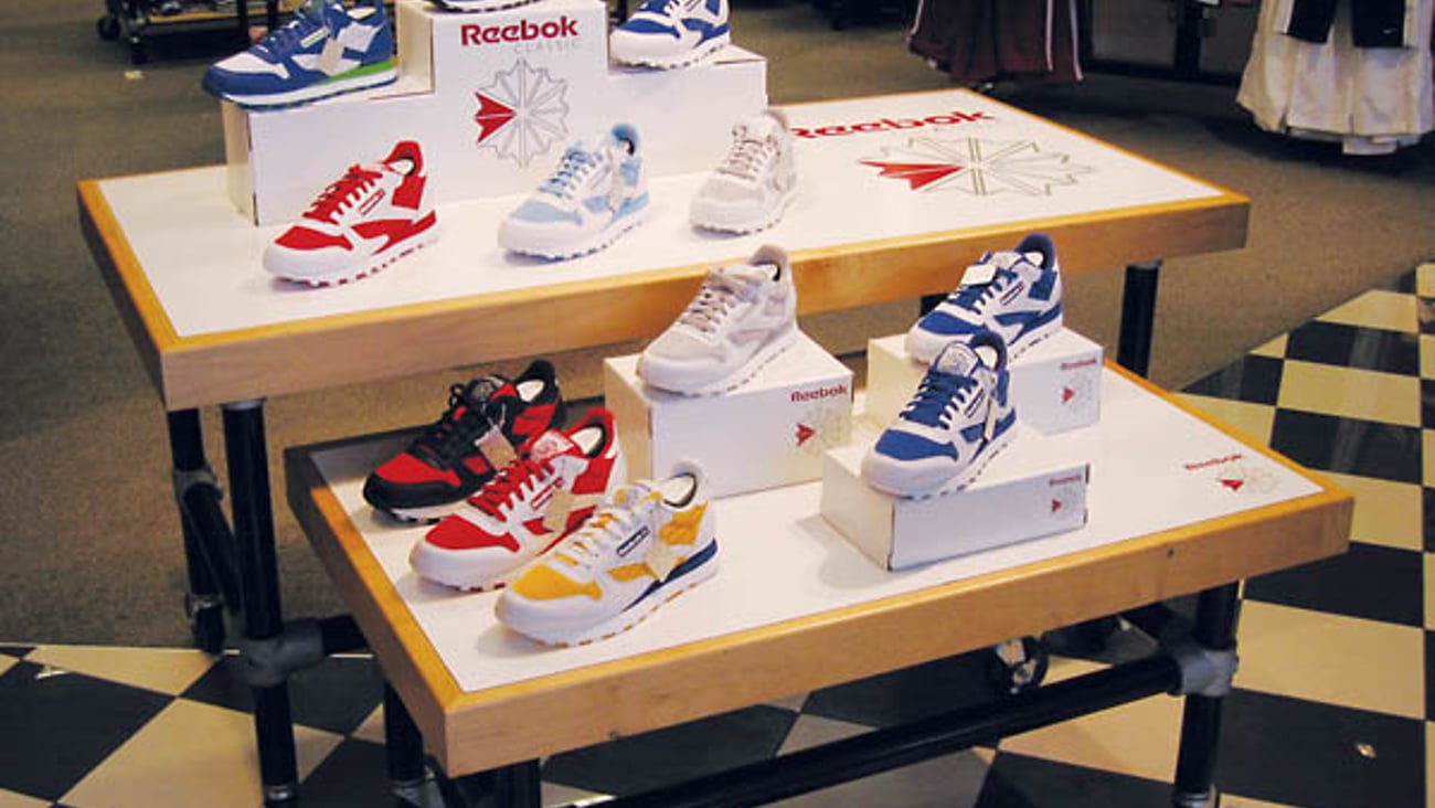 Reebok Tabletop Displays