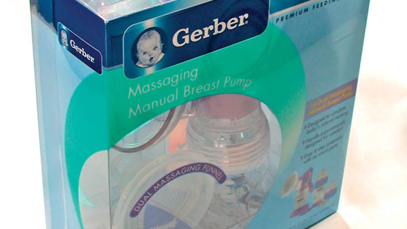 Gerber Breast Pump Packaging
