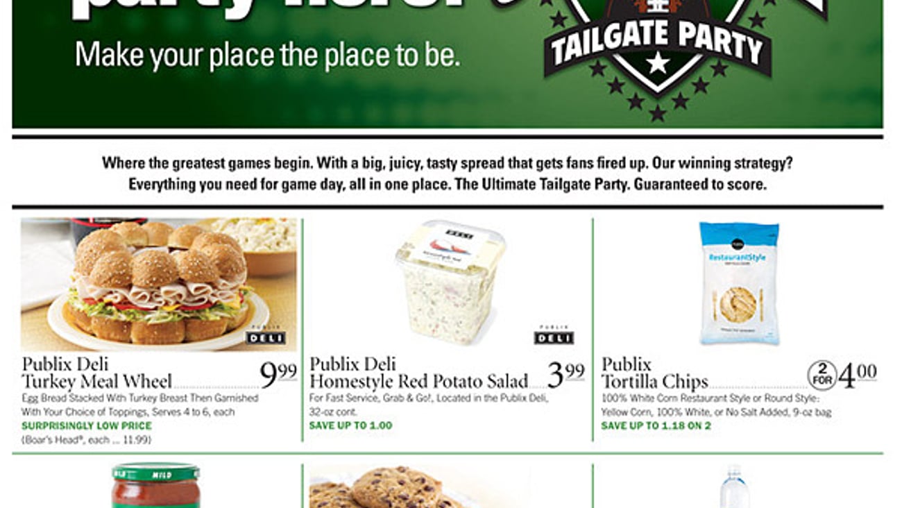Publix 'Ultimate Tailgate Party' Feature