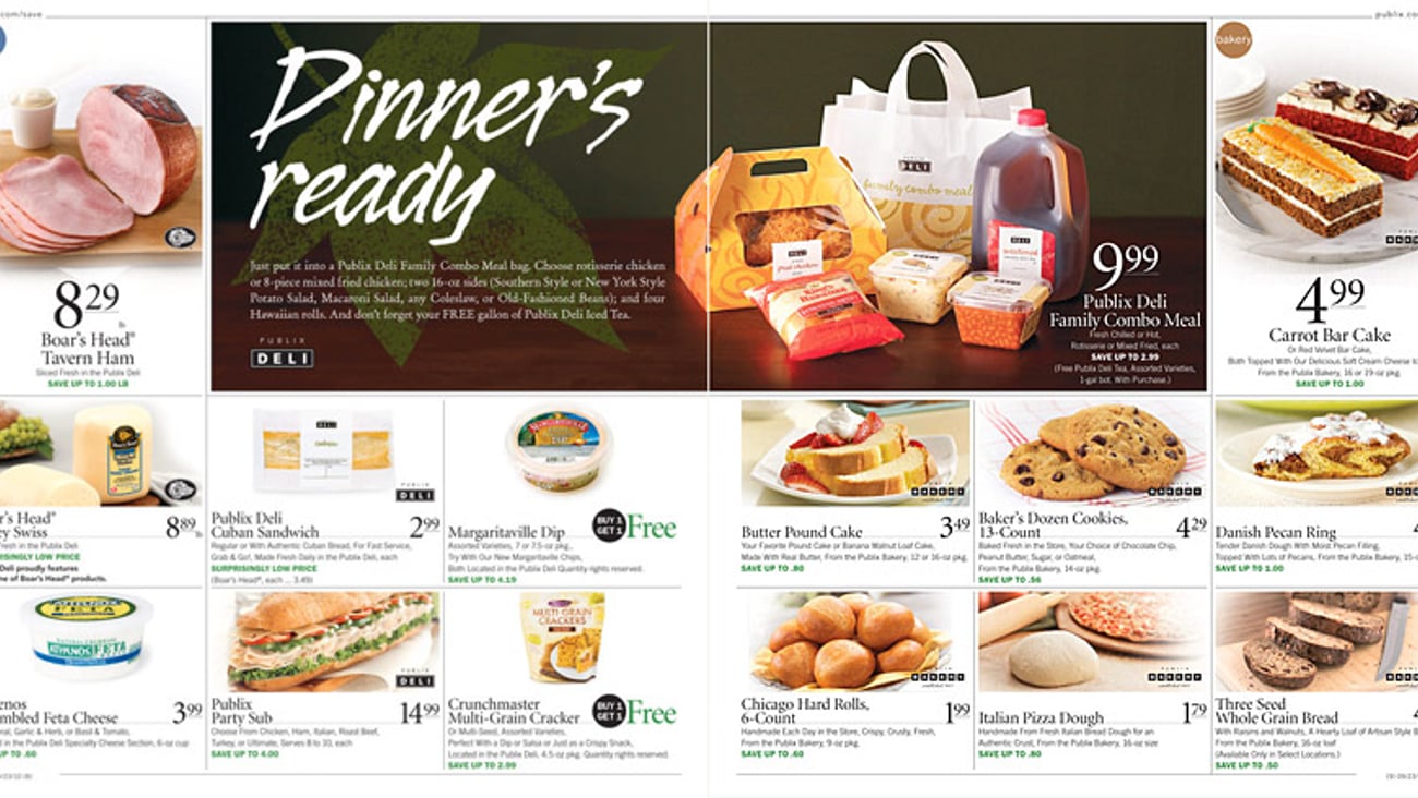 Publix 'Dinner's Ready' Feature