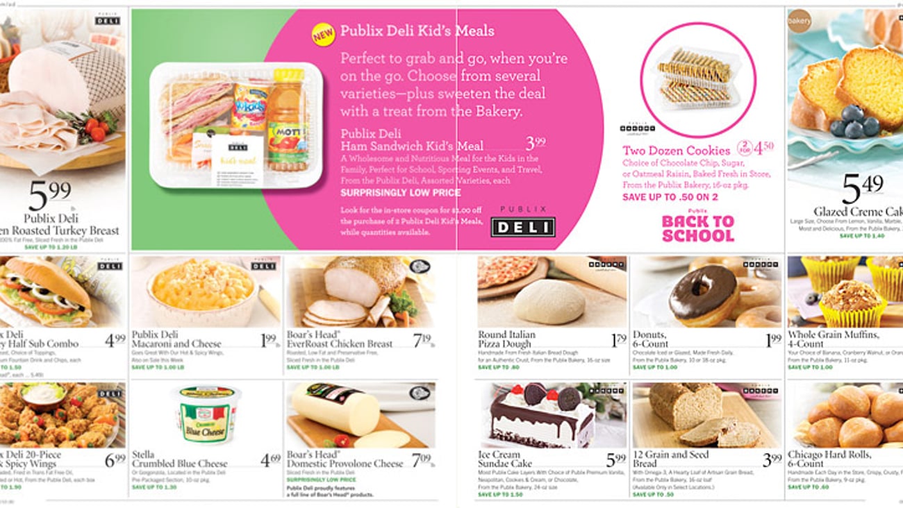 Publix 'Kid's Meals' Feature