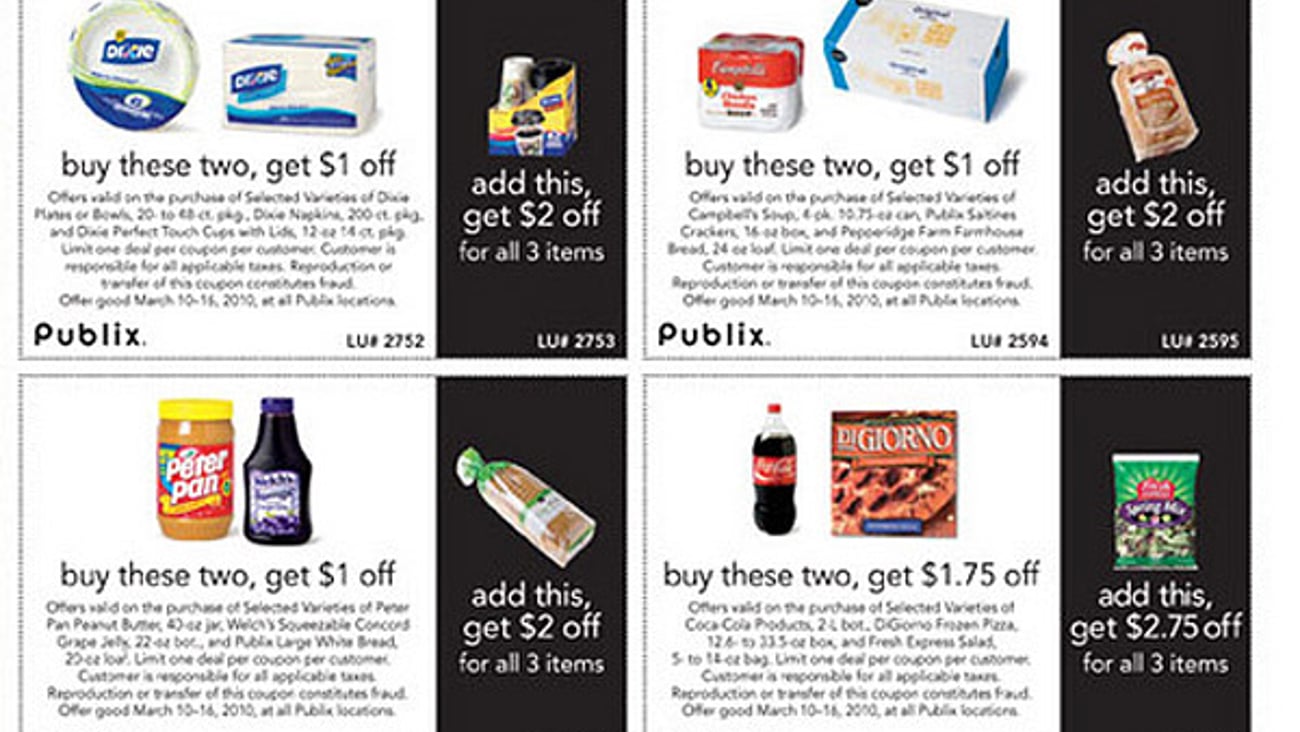 Publix 'Buy These Two' / 'Ad This' Feature