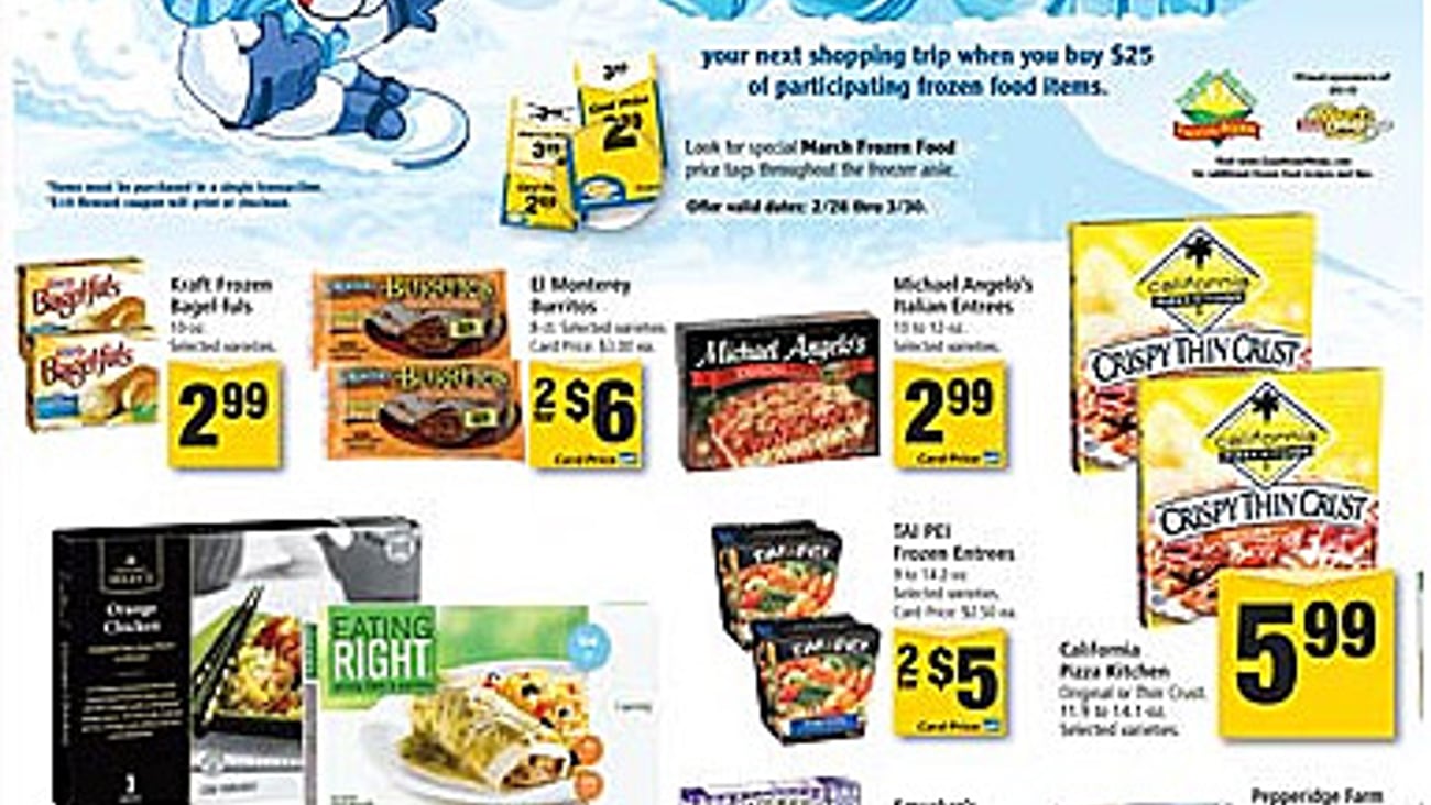 Safeway 'Frozen Food Month' Feature