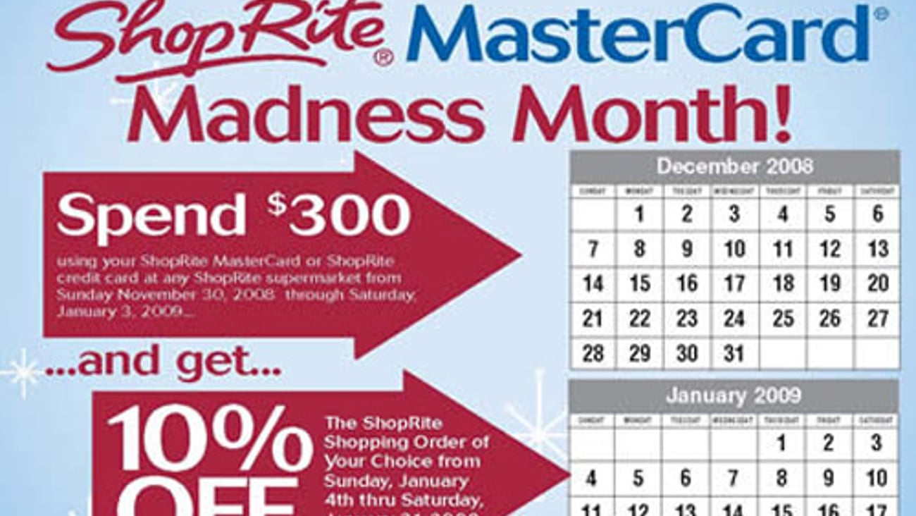 ShopRite MasterCard 'Madness Month' Online Ad
