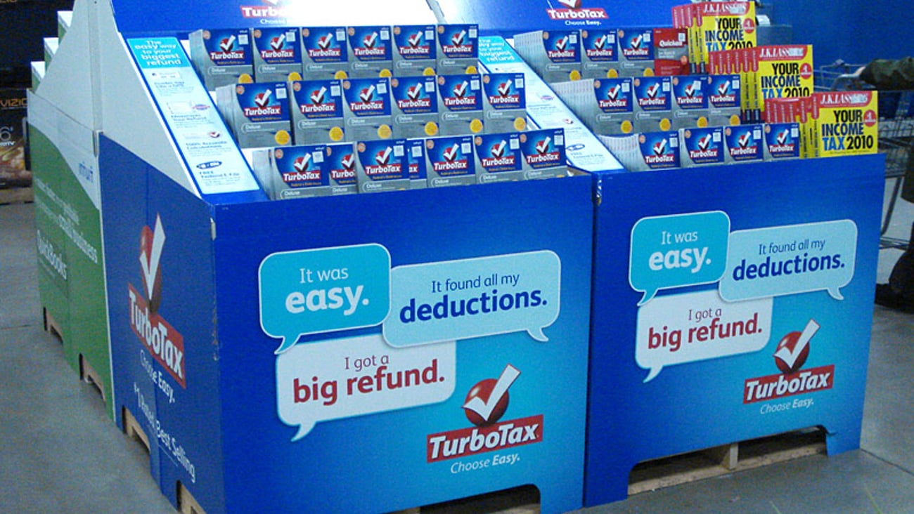 TurboTax Pallet Displays