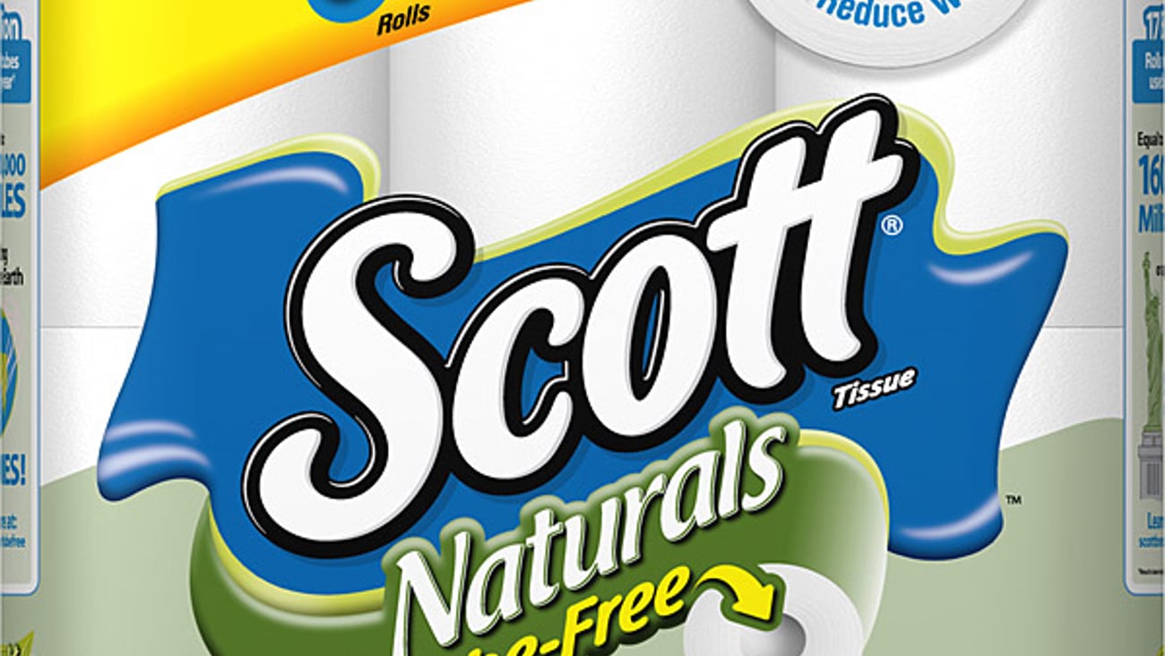 Scott Naturals 'Tube-Free' Packaging