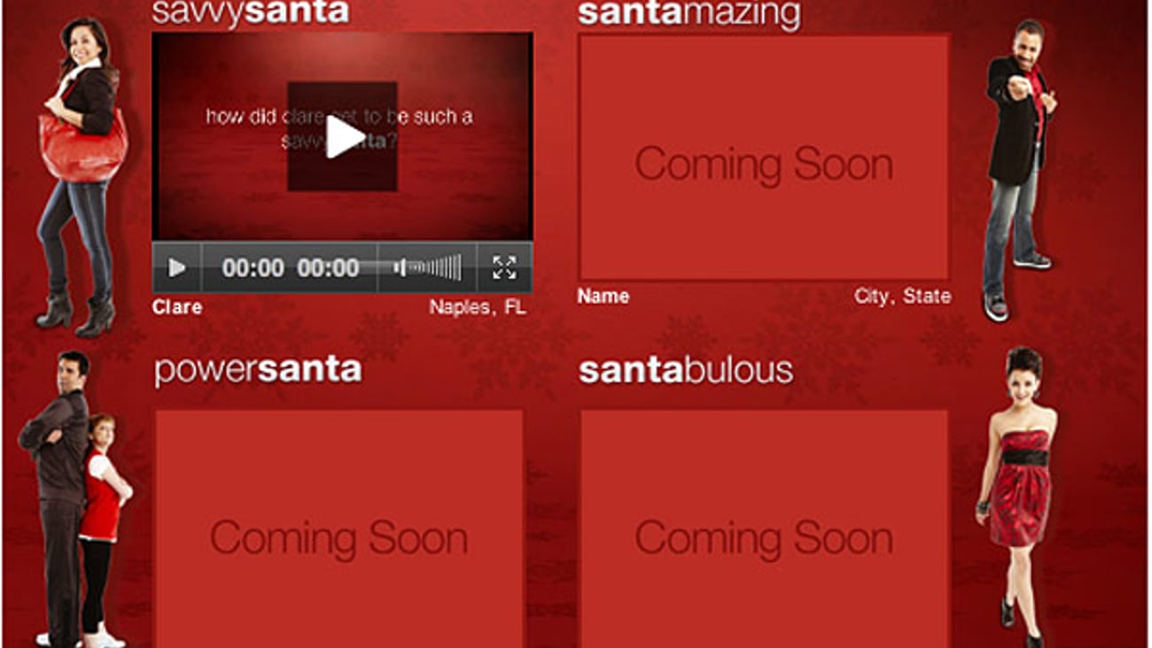 Sears 'Be the Santa' Microsite