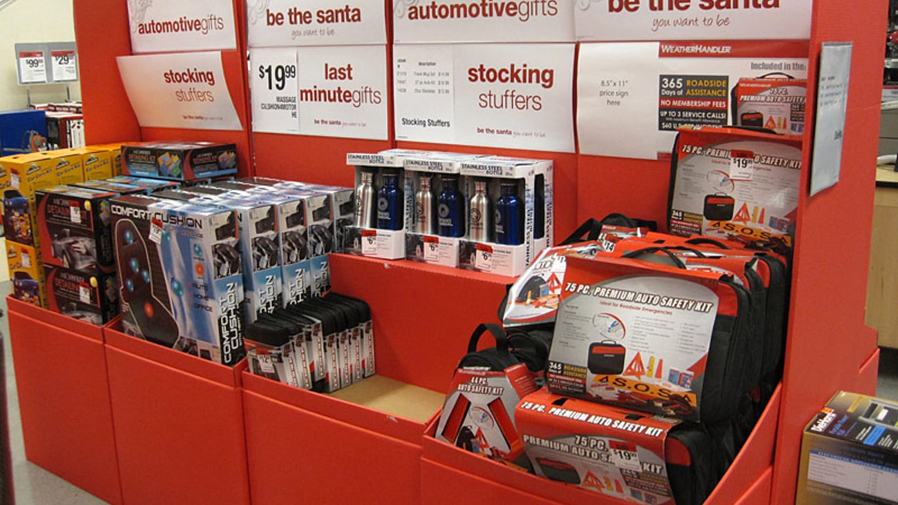 Sears  Holiday Automotive Merchandising