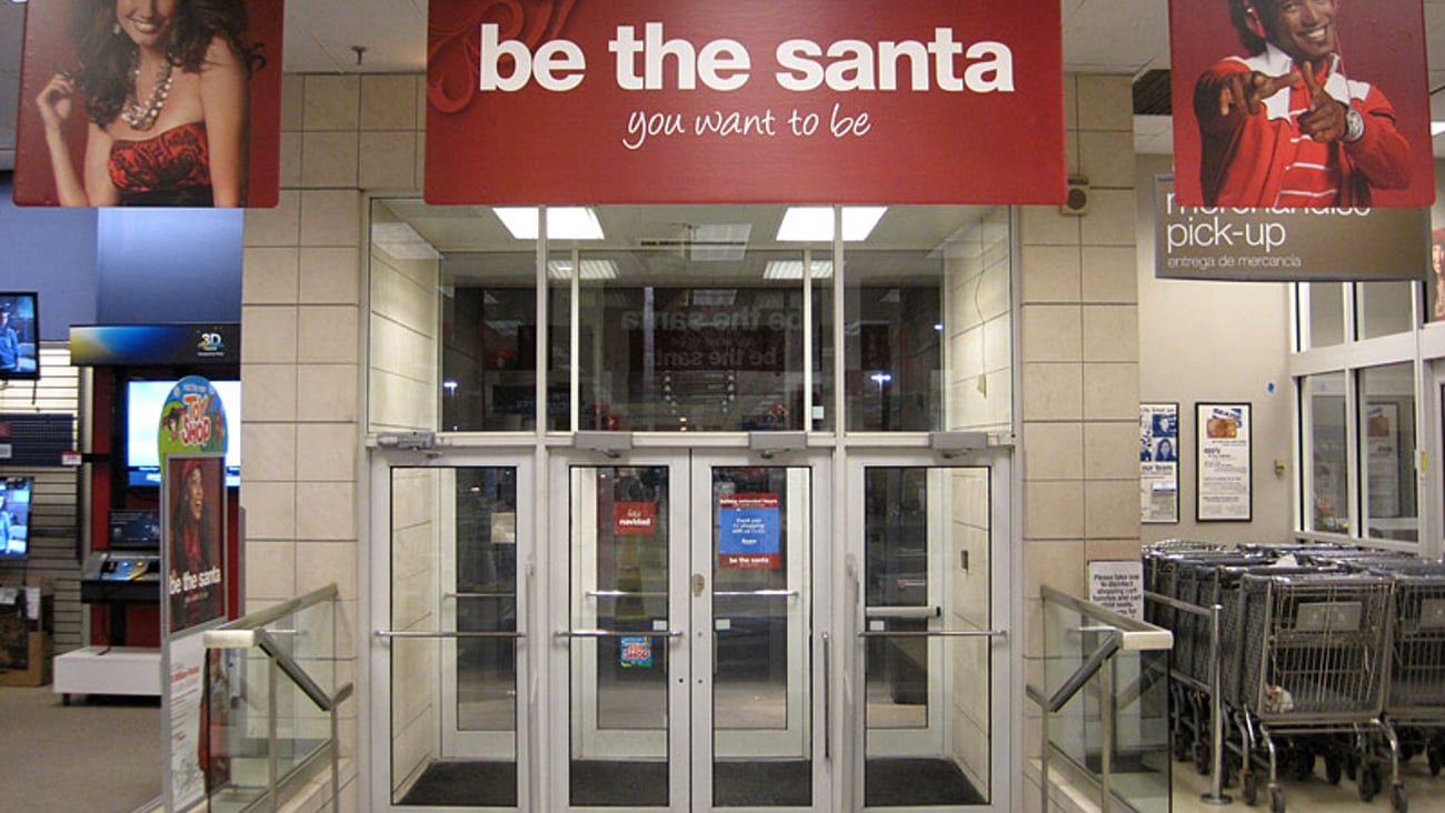 Sears Holiday Ceiling Signs