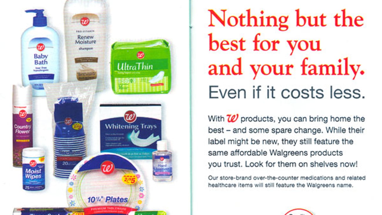 Walgreens 'W Products' Feature