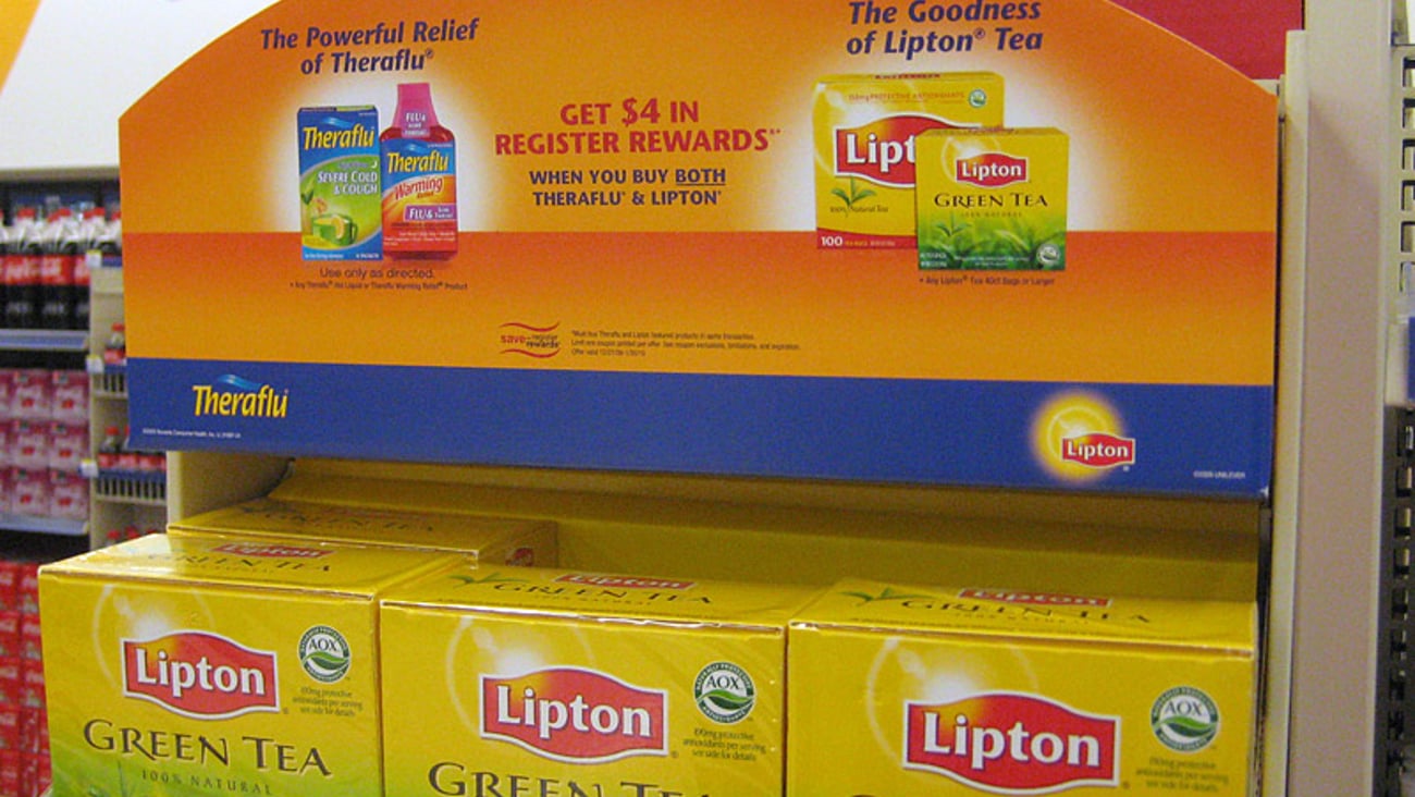 Theraflu Lipton 'Register Rewards' Power Wing