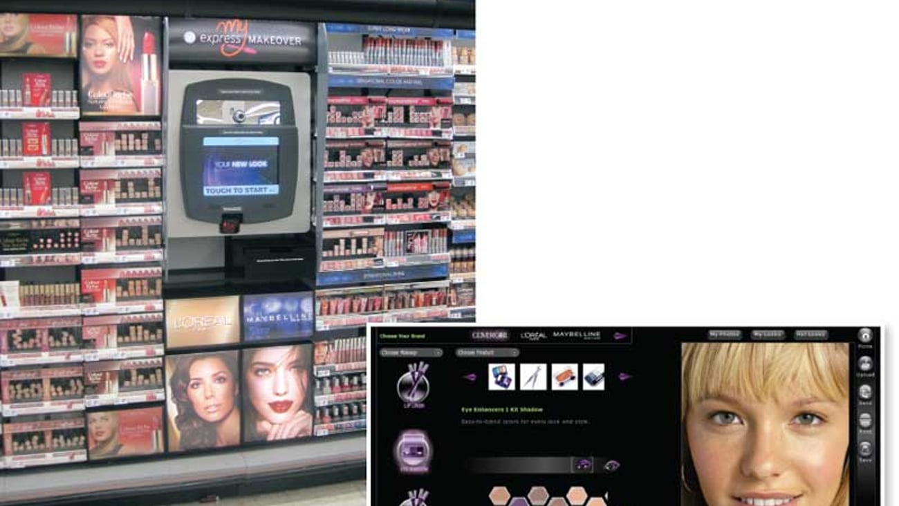Walgreens EZface Display
